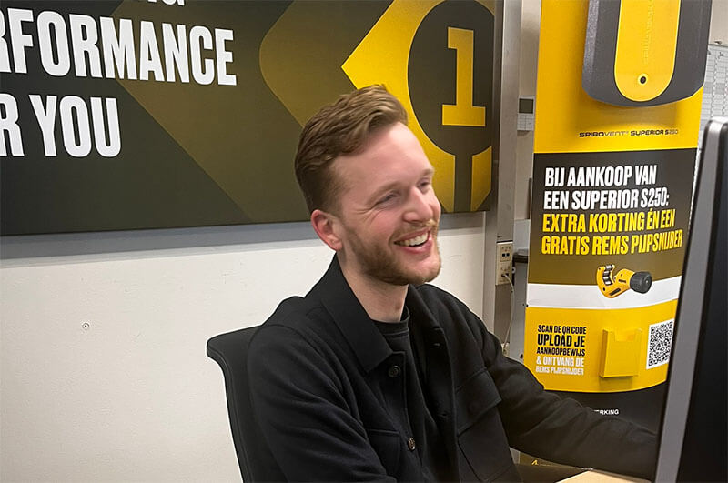 Toen Joost van Mameren een bedrijf zocht om zijn afstudeeropdracht uit te voeren, kwam hij bij Spirotech uit.