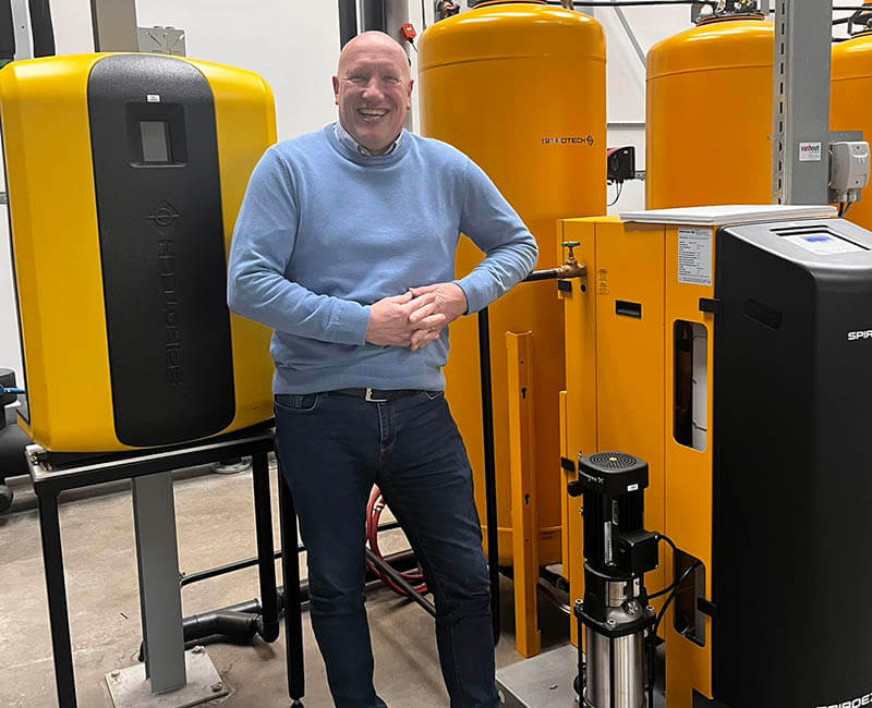 André Kok - Area Sales Manager van Spirotech in het noordoosten van het land
