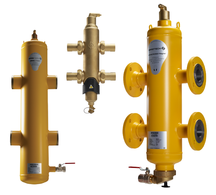 Hydraulisch balanceren met lucht- en vuilafscheiding