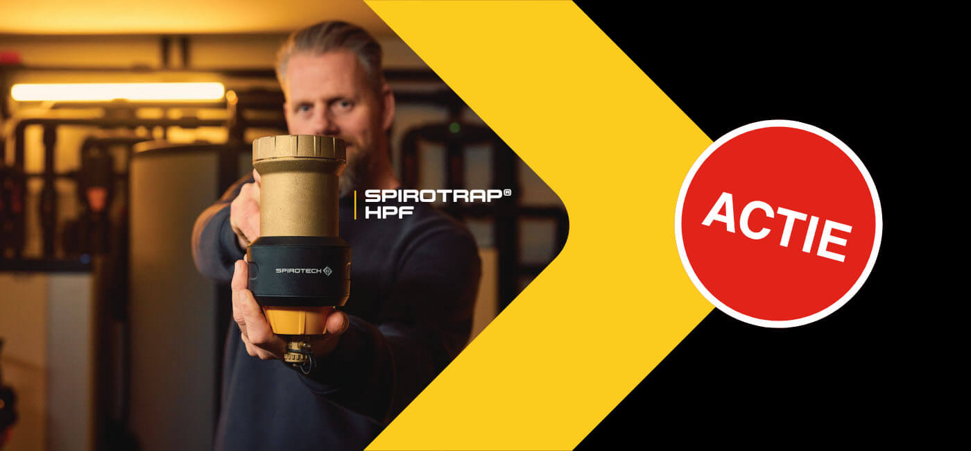 INtroductieactie SpiroTrap HPF vuilfilter voor warmtepompinstallaties