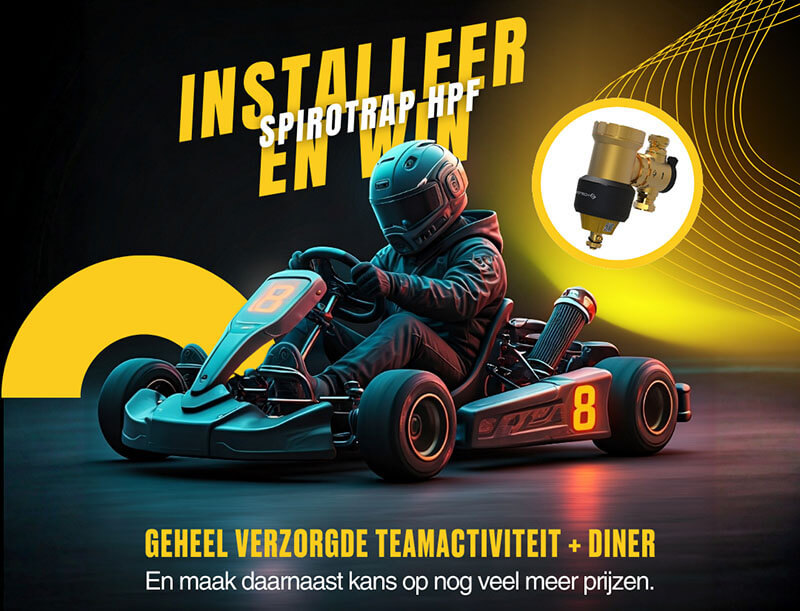 Koop en installeer nu de nieuwe SpiroTrap HPF en win mooie prijzen met jouw team